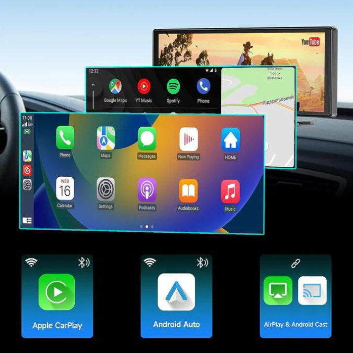Apple CarPlay / Android Auto - Écran universel 9,3 pouces