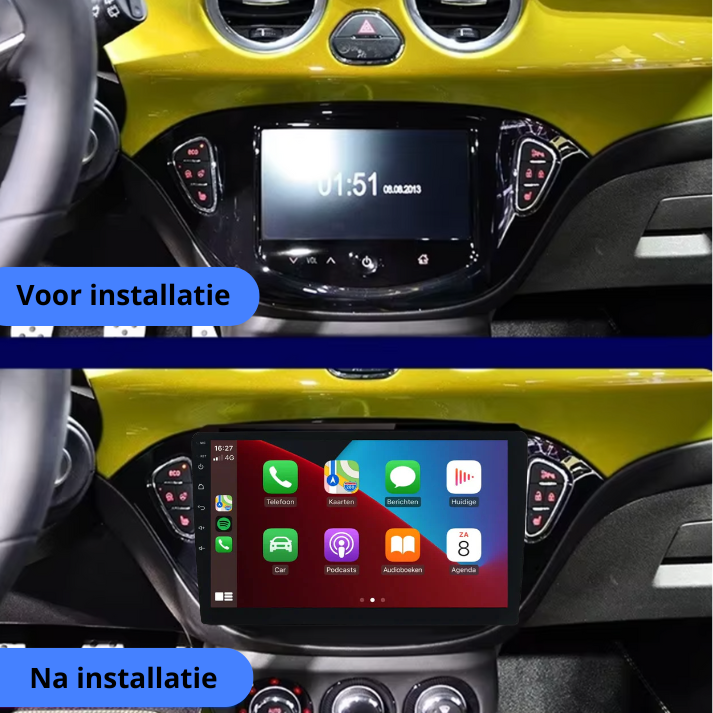 Opel Corsa D Apple CarPlay: Gebruik je favoriete apps op het scherm.