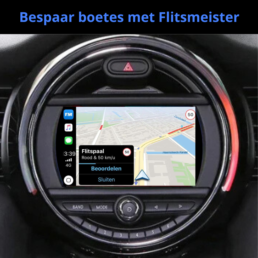 Navigeren met Apple CarPlay en Android Auto in MINI