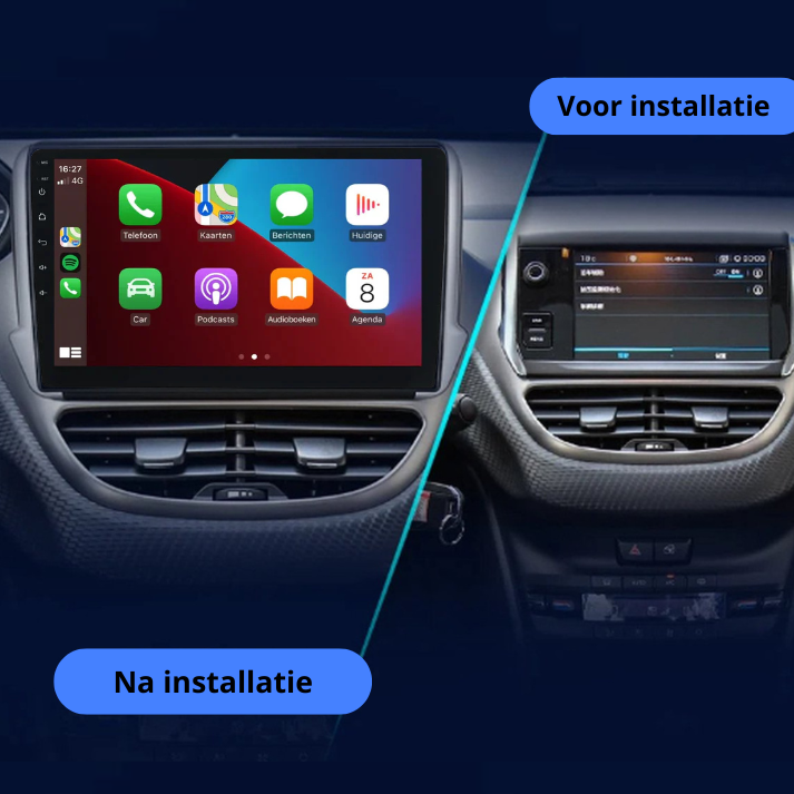 Apple CarPlay & Android Auto Peugeot 208