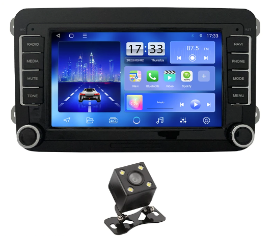 Apple CarPlay / Android Auto - Inbouwscherm 7 inch
